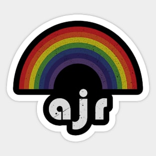 AJR - Rainbow Vintage Sticker